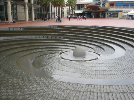 Water Feature in Sydney city